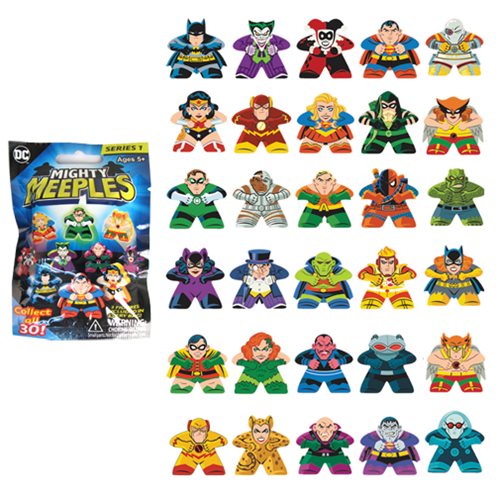DC Comics Mighty Meeples Random 4-Pack
